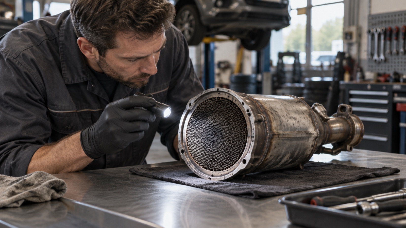 ¿Por qué puede un filtro de partículas obstruido reducir el rendimiento del motor?